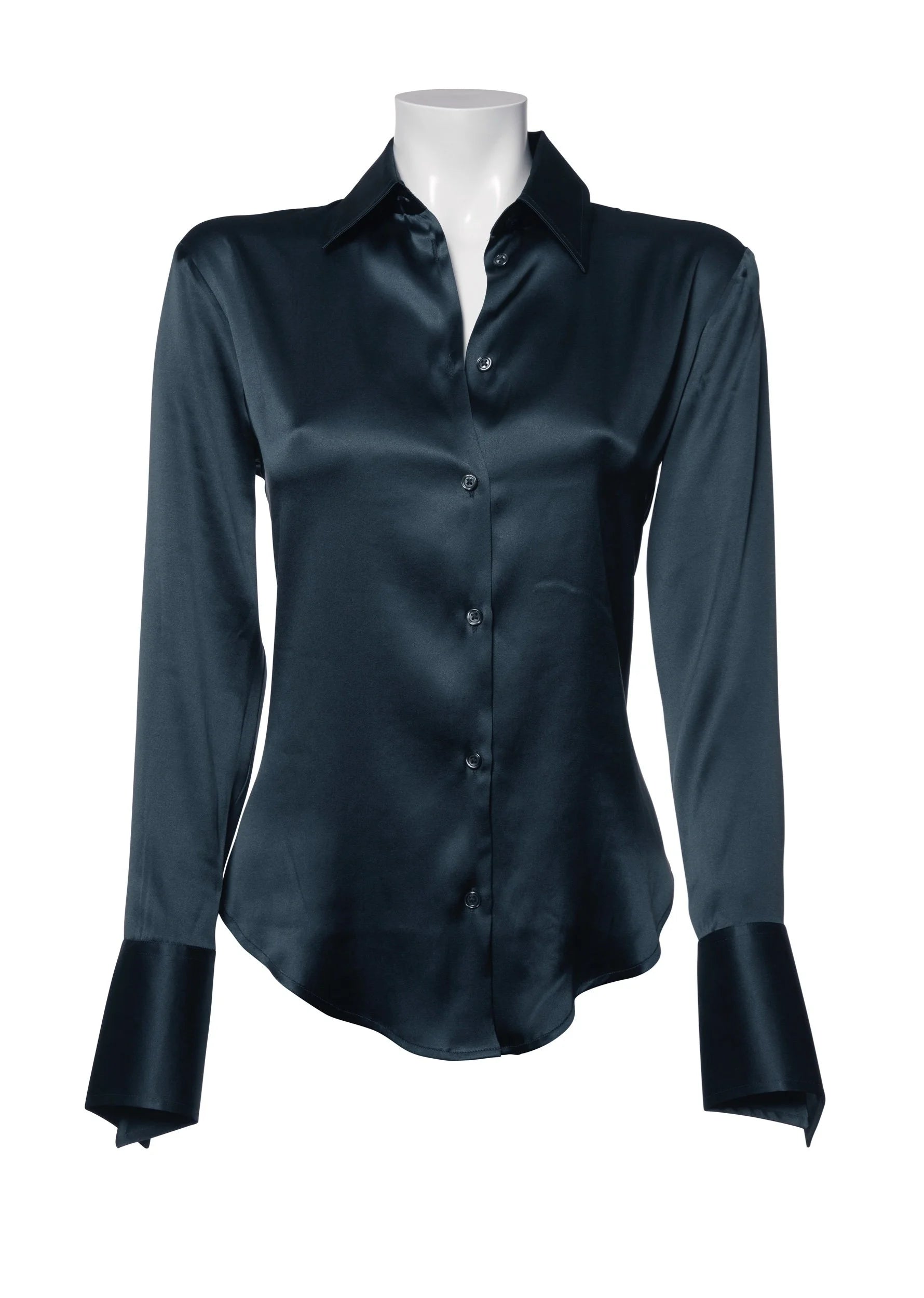 Louise Rømern Freddie The Carter Vail - Midnight Blue Italian Silk Satin