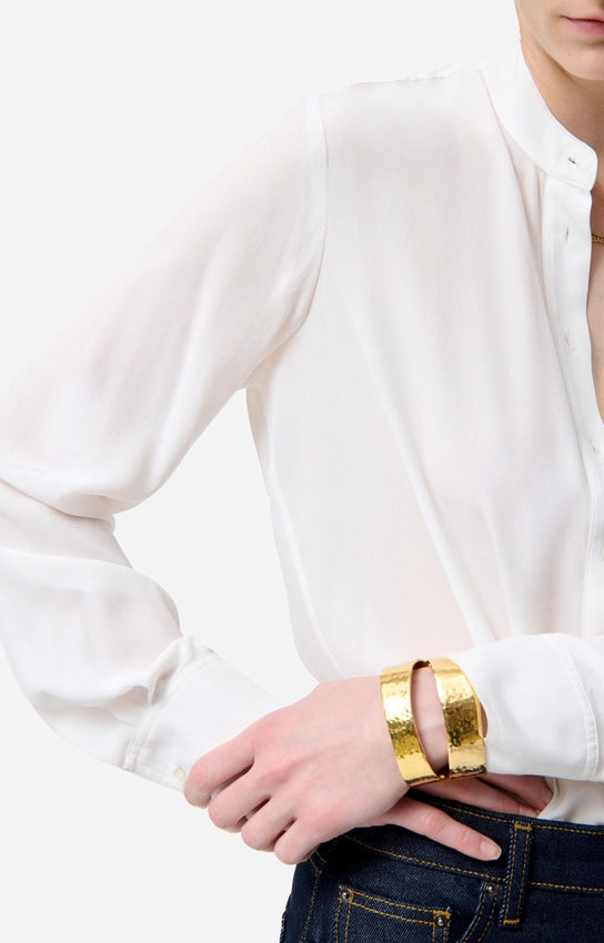 Vanessa Bruno Fable Silk Shirt Ecru