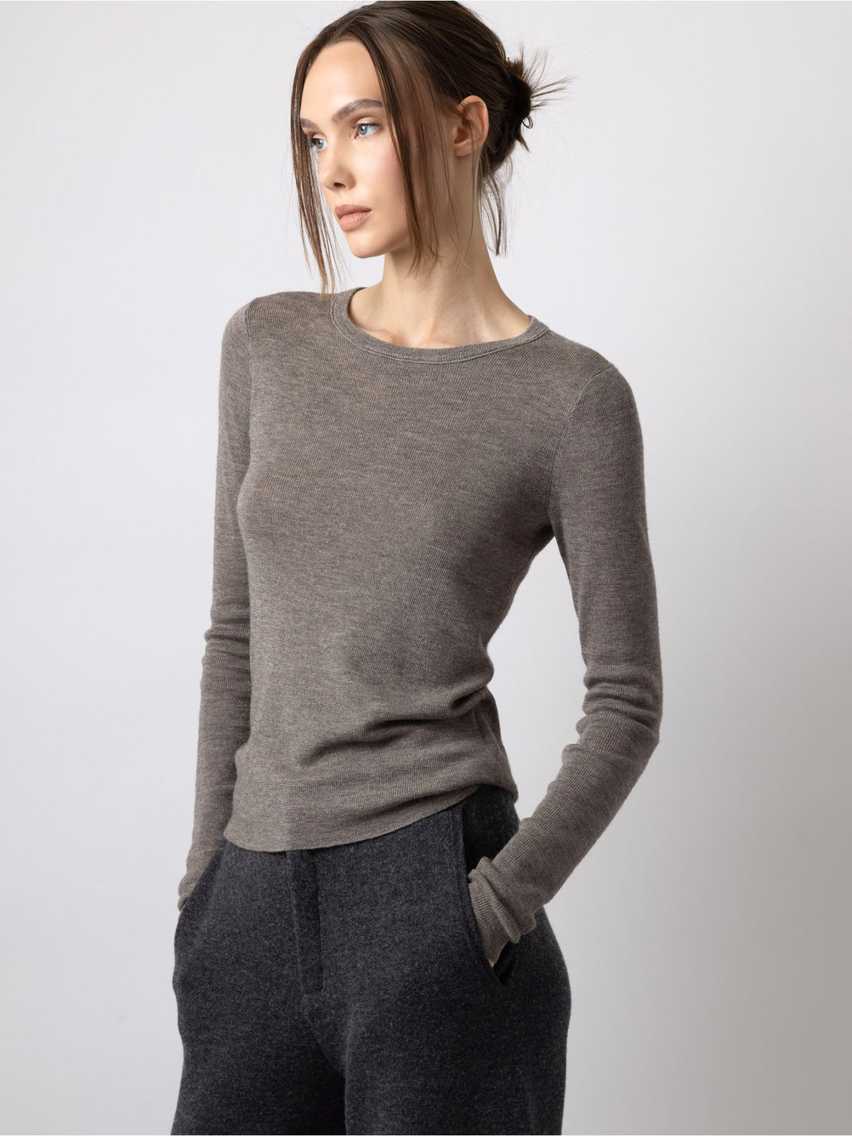 FTC Ribbed Knit Pullover