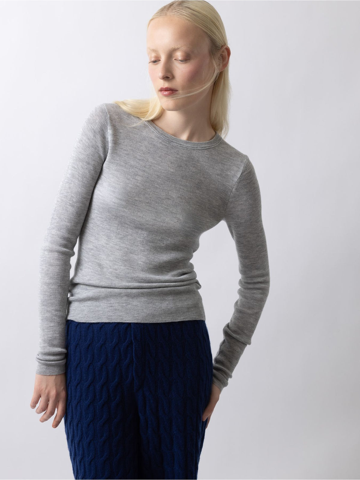 FTC Ribbed Knit Pullover