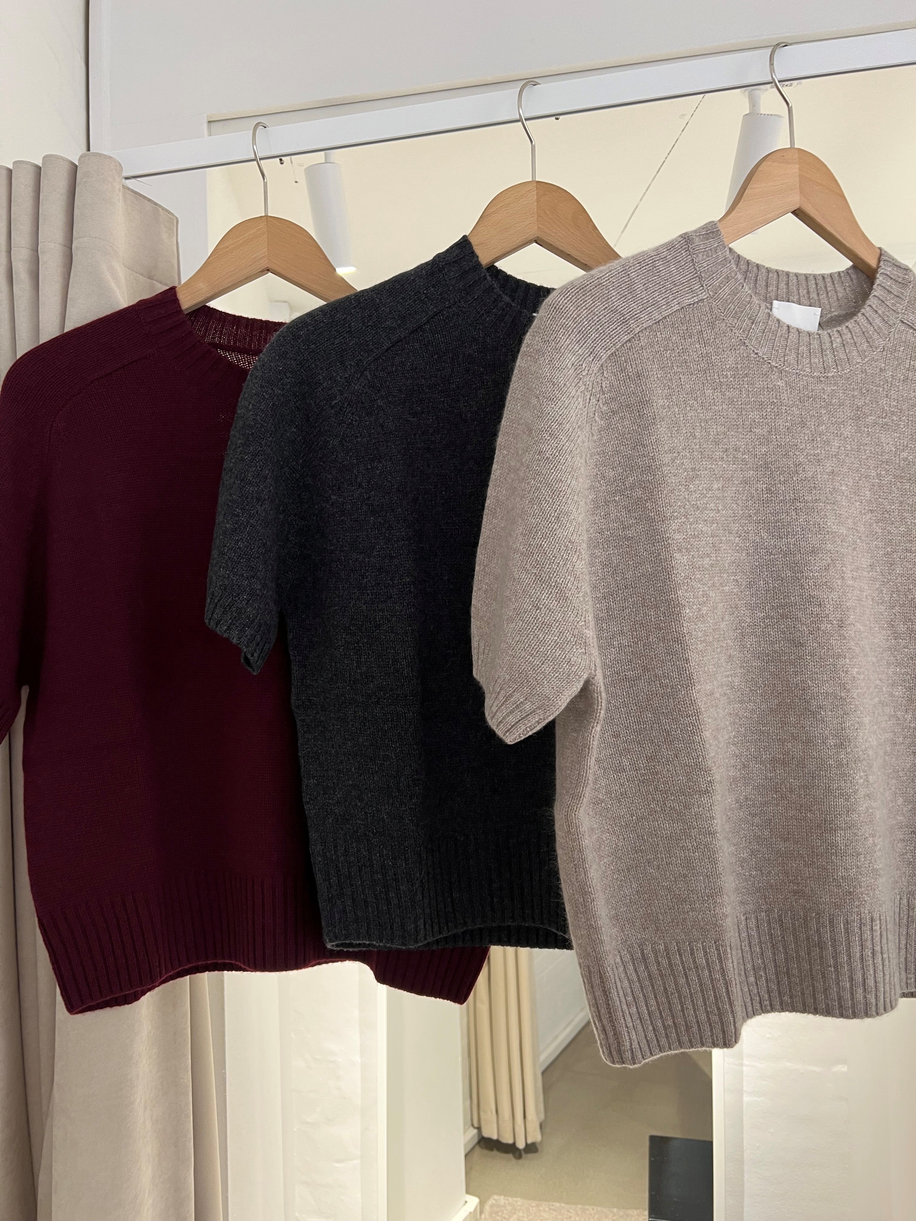 Allude Cashmere Short Sleeve Relaxed Fit