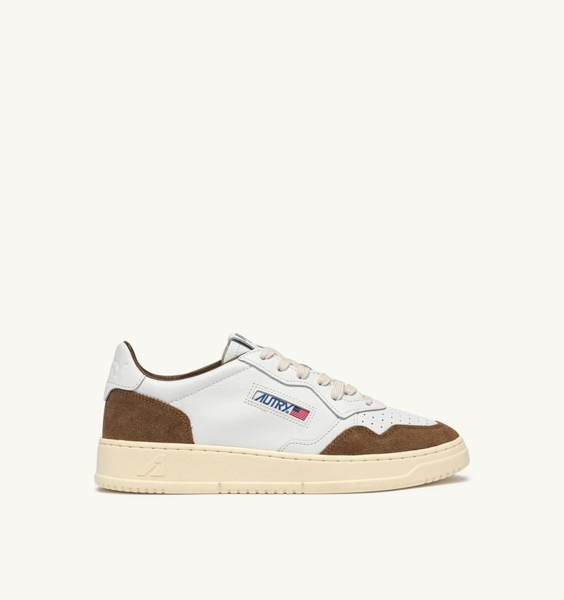 AUTRY MEDALIST LOW SNEAKER WHITE TABACCO