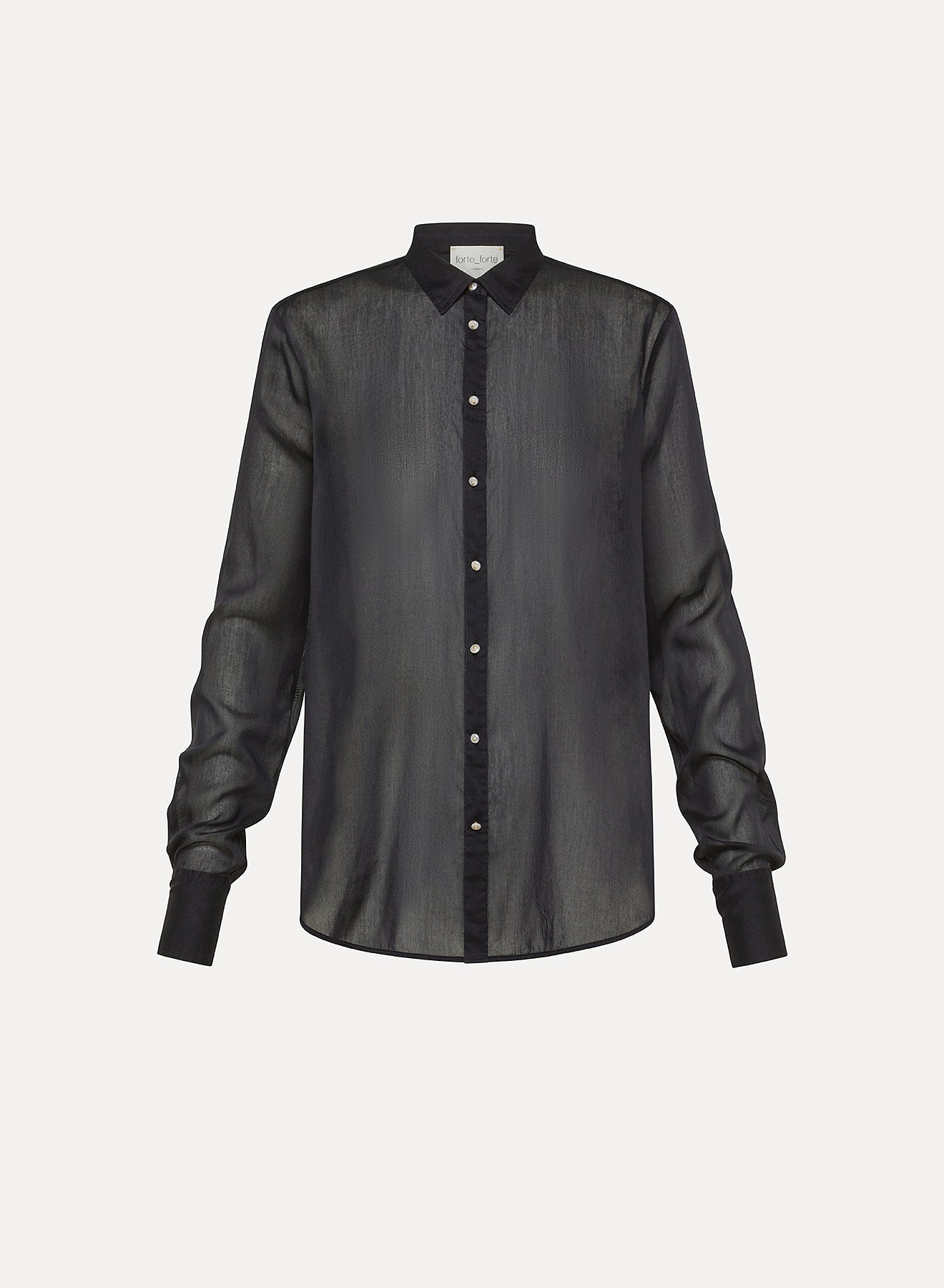 forte_forte voile bohemian shirt indaco