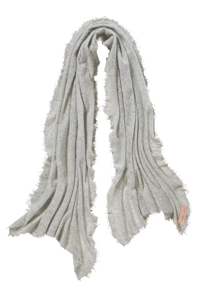 Purschoen Cashmere Scarf Silver