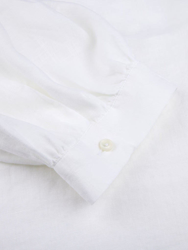 Stenströms Carmen Linen Blouse White