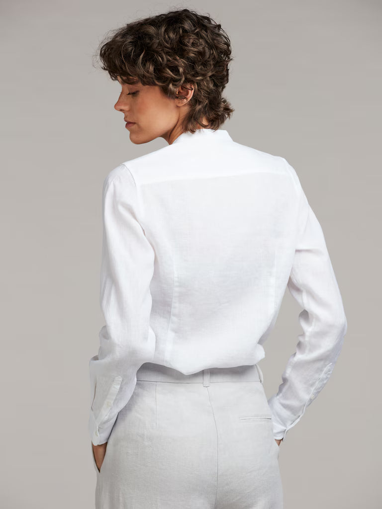Stenströms Hillary White Linen Blouse