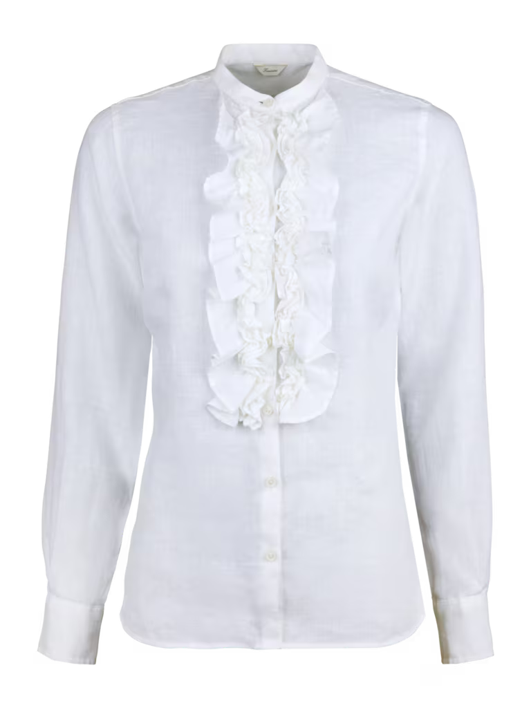 Stenströms Hillary White Linen Blouse