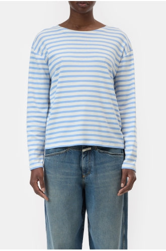 CLOSED BASIC LONGSLEEVED T-SHIRT SKY BLUE