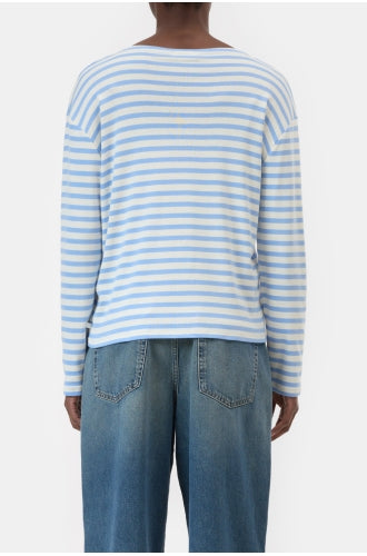 CLOSED BASIC LONGSLEEVED T-SHIRT SKY BLUE