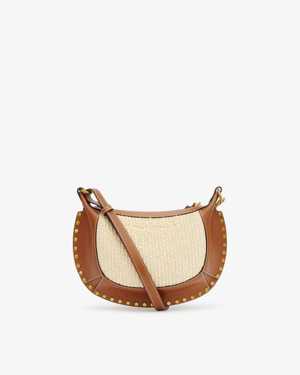 Isabel Marant Oskan Moon Shoulder Bag Natural/Cognac