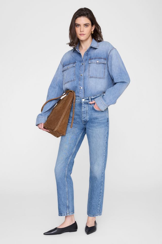 Anine Bing Kate Jean Tidal Blue