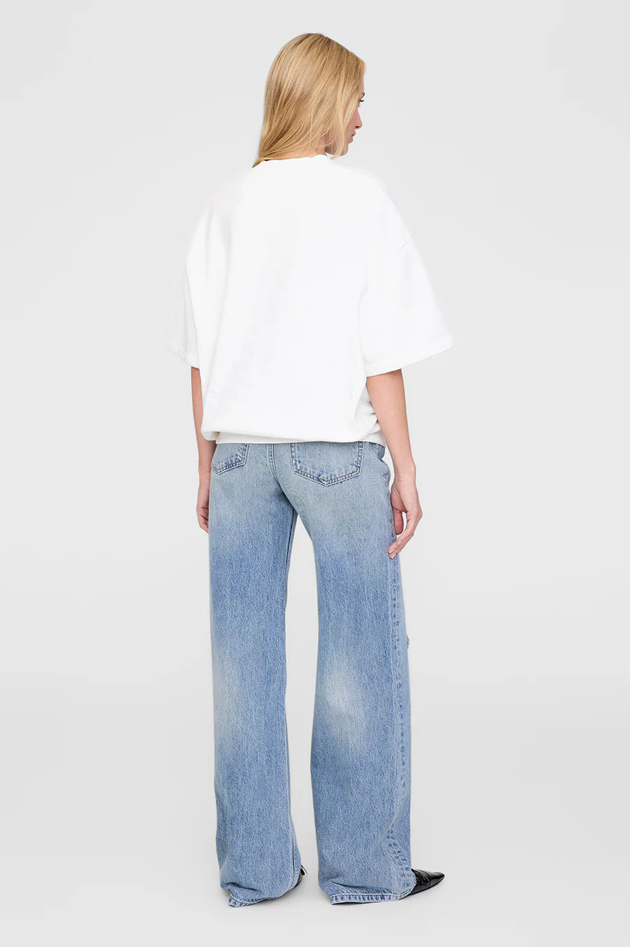 Anine Bing Jay Sweatshirt Off White