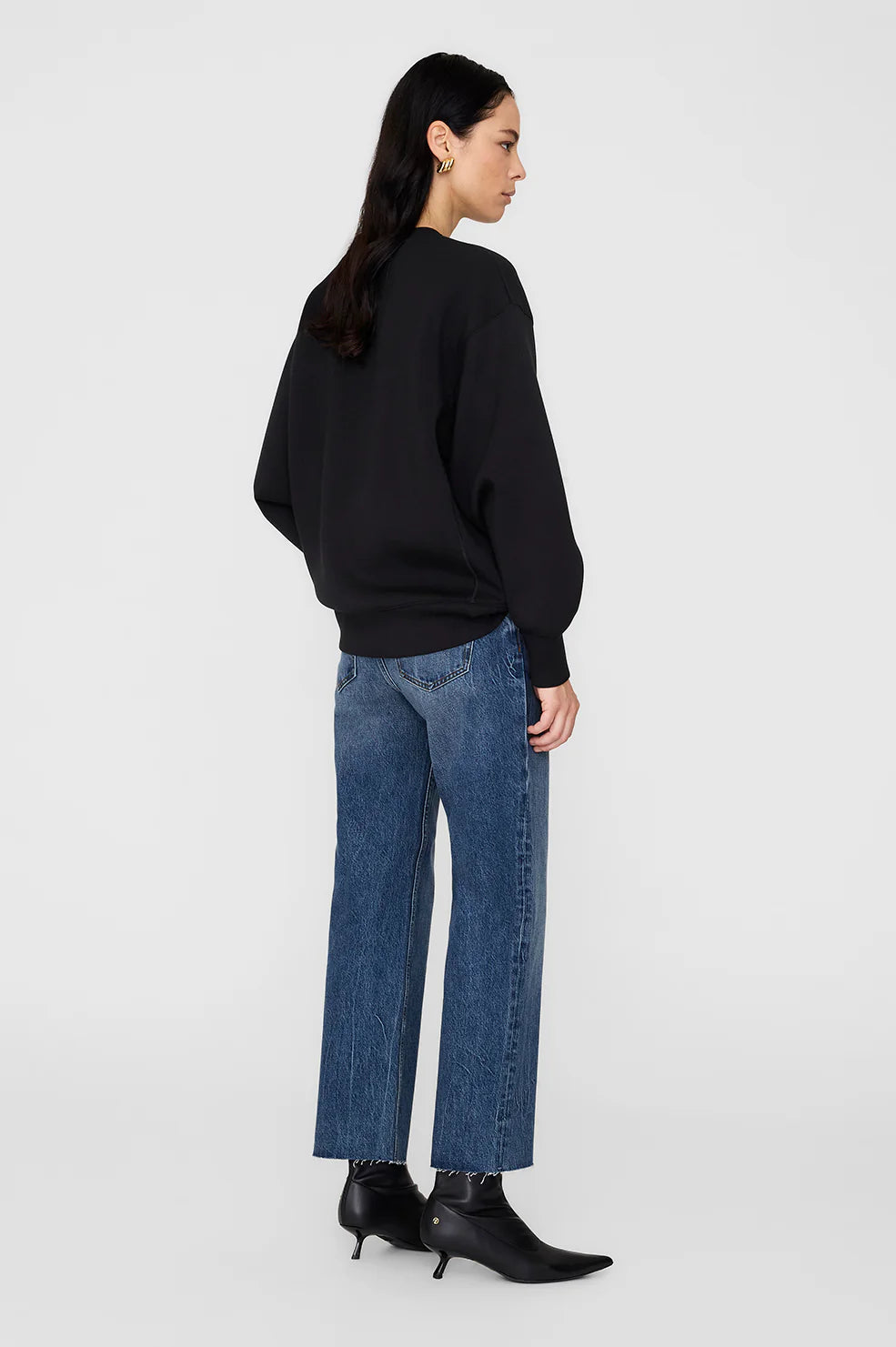 Anine Bing Alto Sweatshirt Framed Monogram