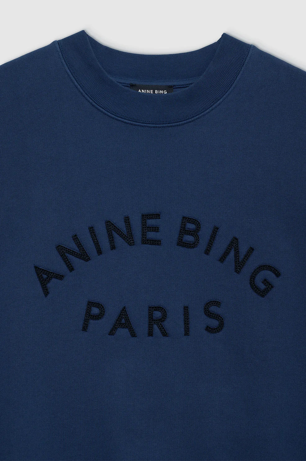 Anine Bing Jaci Sweatshirt Paris Navy