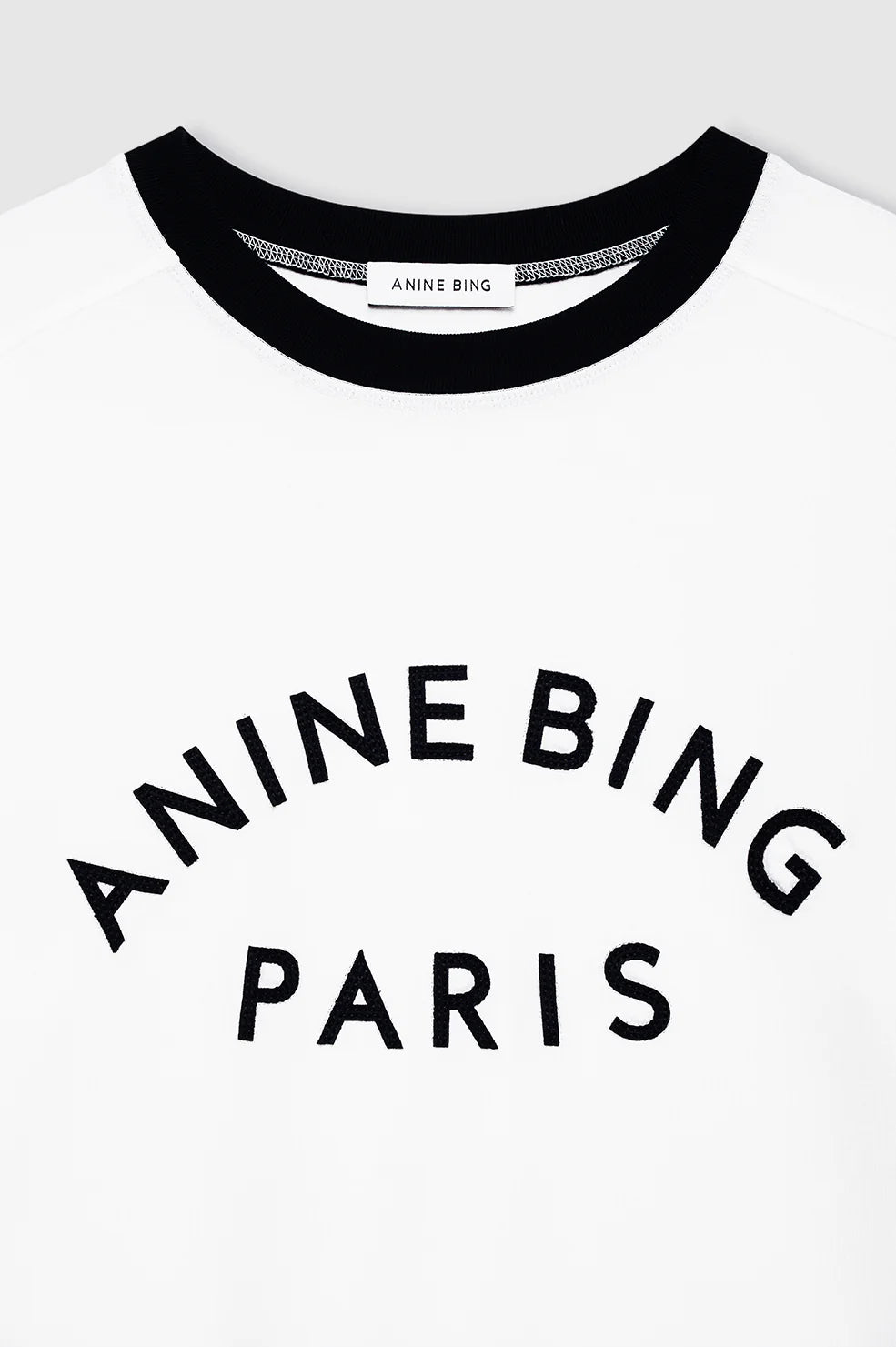 Anine Bing Jaylin Tee Paris Ivory