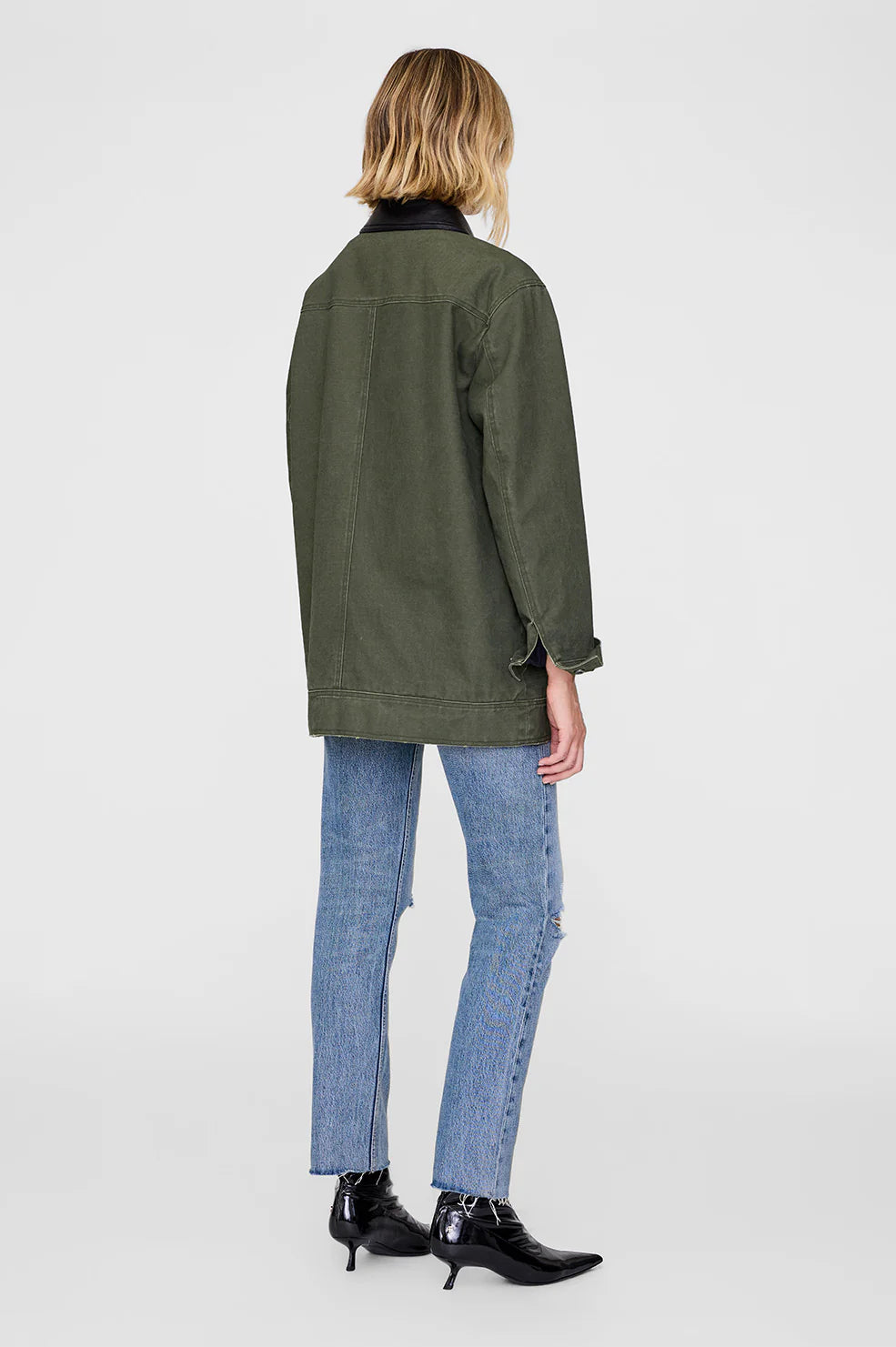 Anine Bing Sean Army Jacket Green