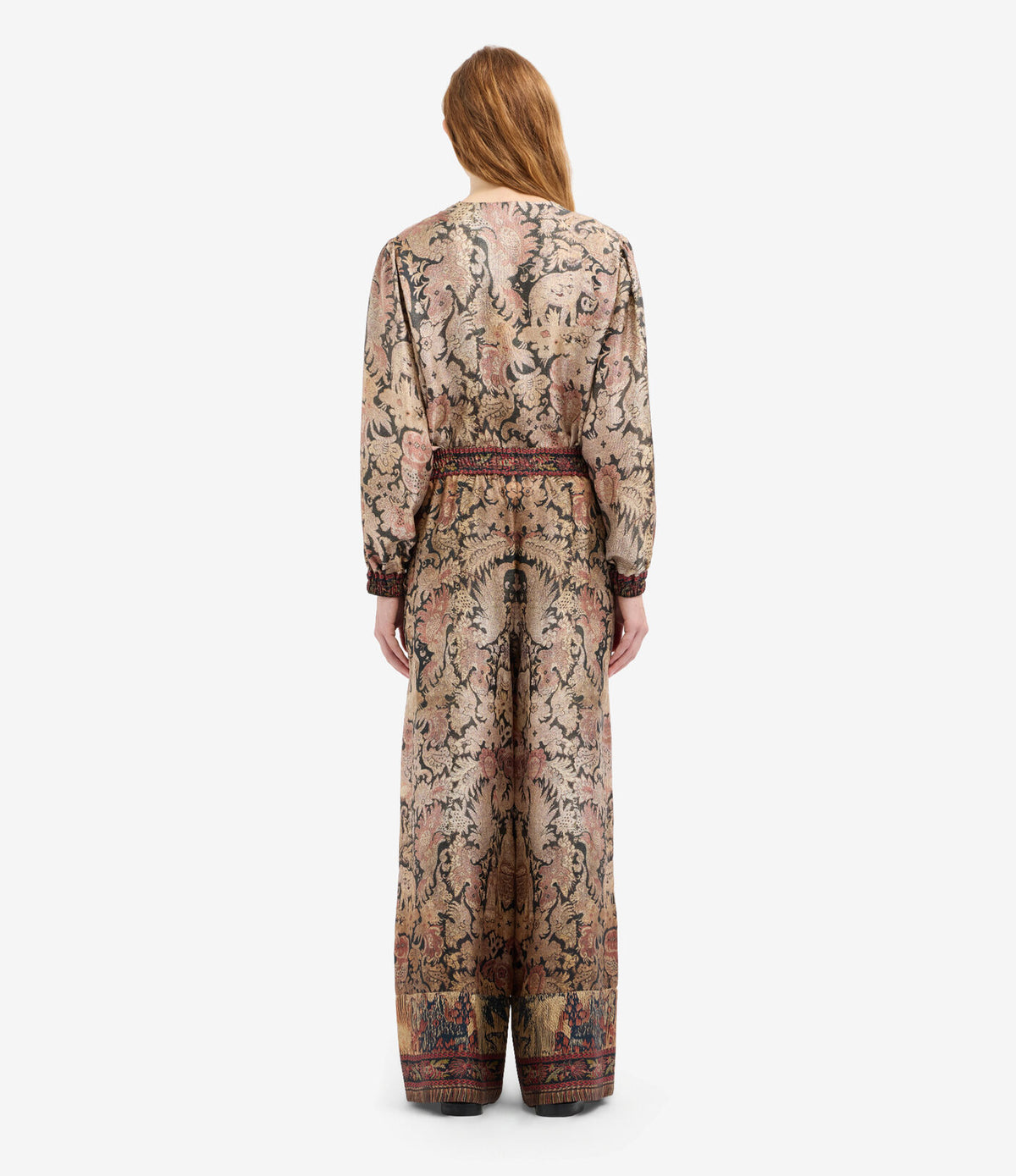 Pierre-Louis Mascia ALOE Palazzo Trousers Silk