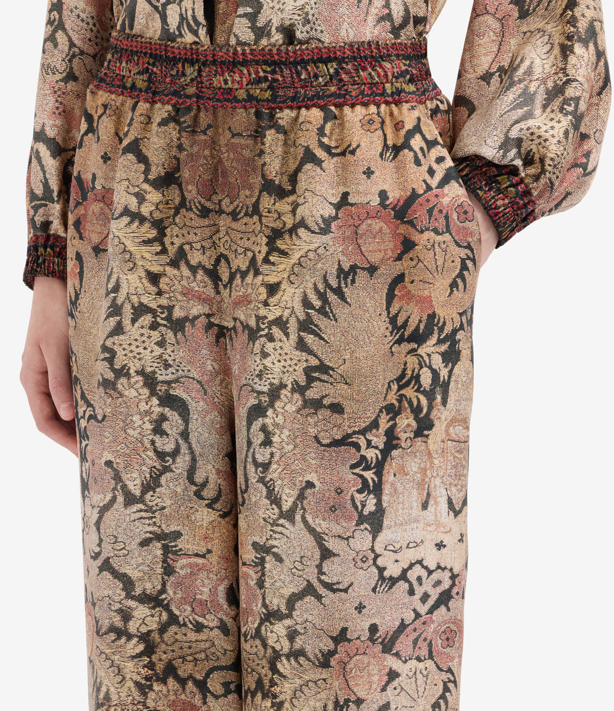 Pierre-Louis Mascia ALOE Palazzo Trousers Silk