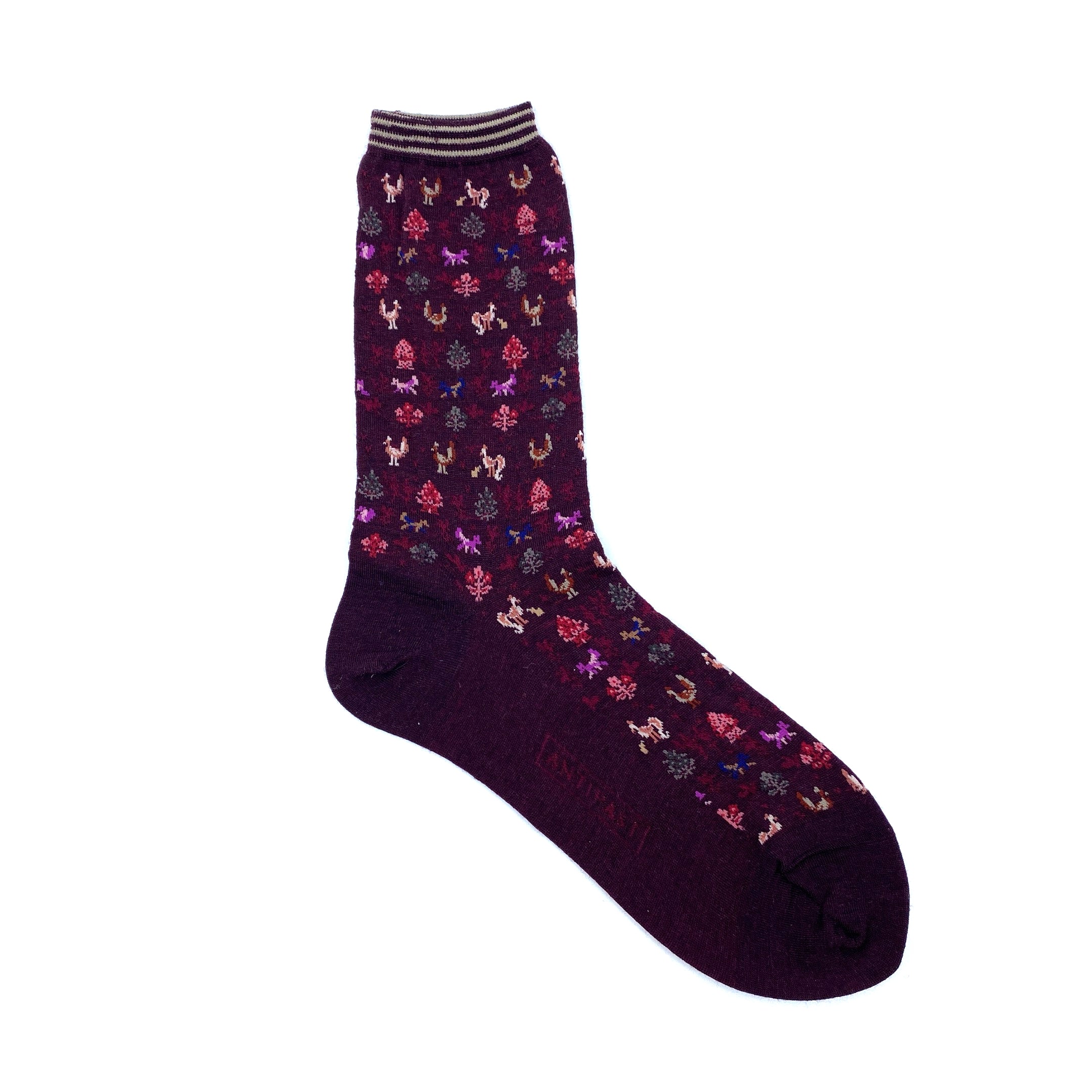 Antipast Socks Forest Mate Wine