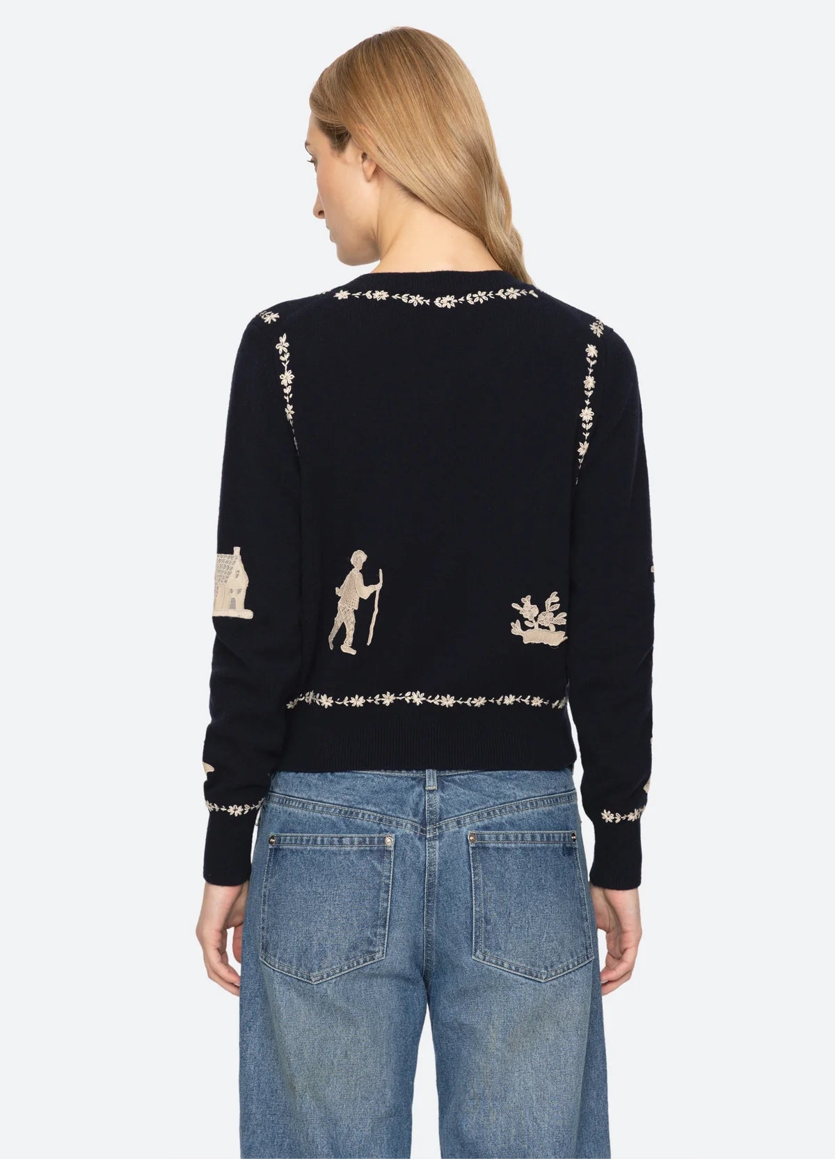 Sea New York Margeurite Cardigan Navy