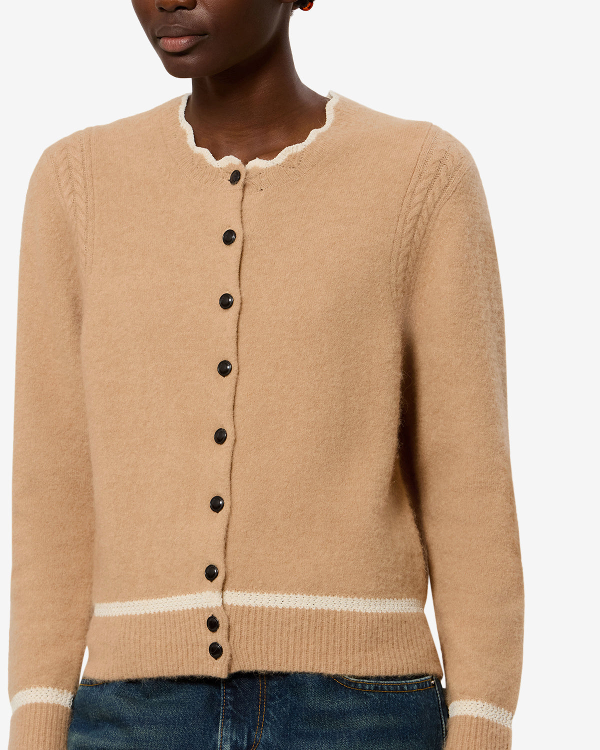 Isabel Marant Naia Cardigan Camel