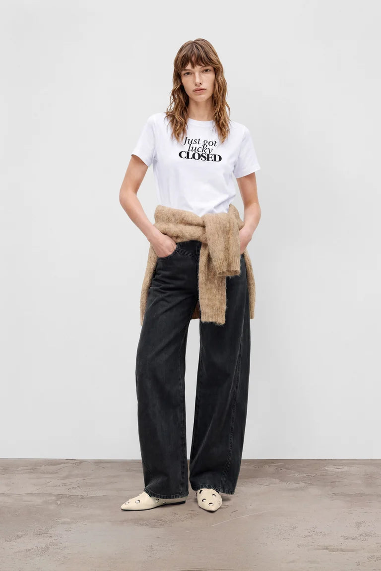 CLOSED TORI-X BARREL JEANS DARK GREY