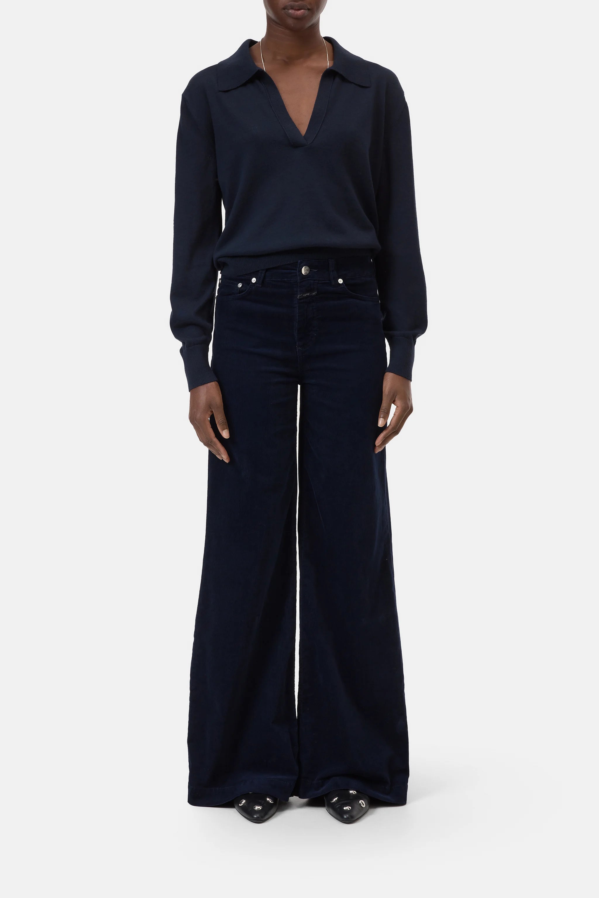 CLOSED GLOW-UP CORDUROY NAVY