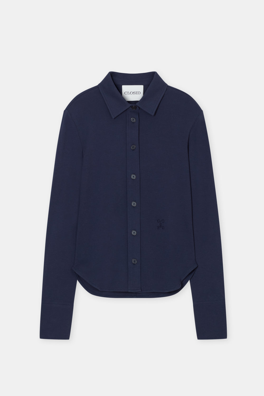CLOSED JERSEY SHIRT DARK NIGHT