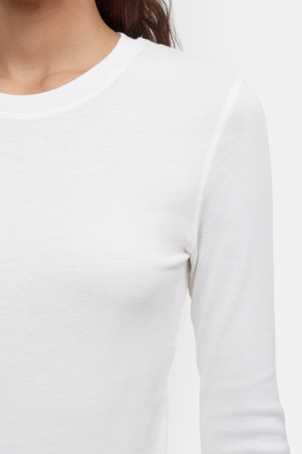 CLOSED CREWNECK LONGSLEEVE IVORY