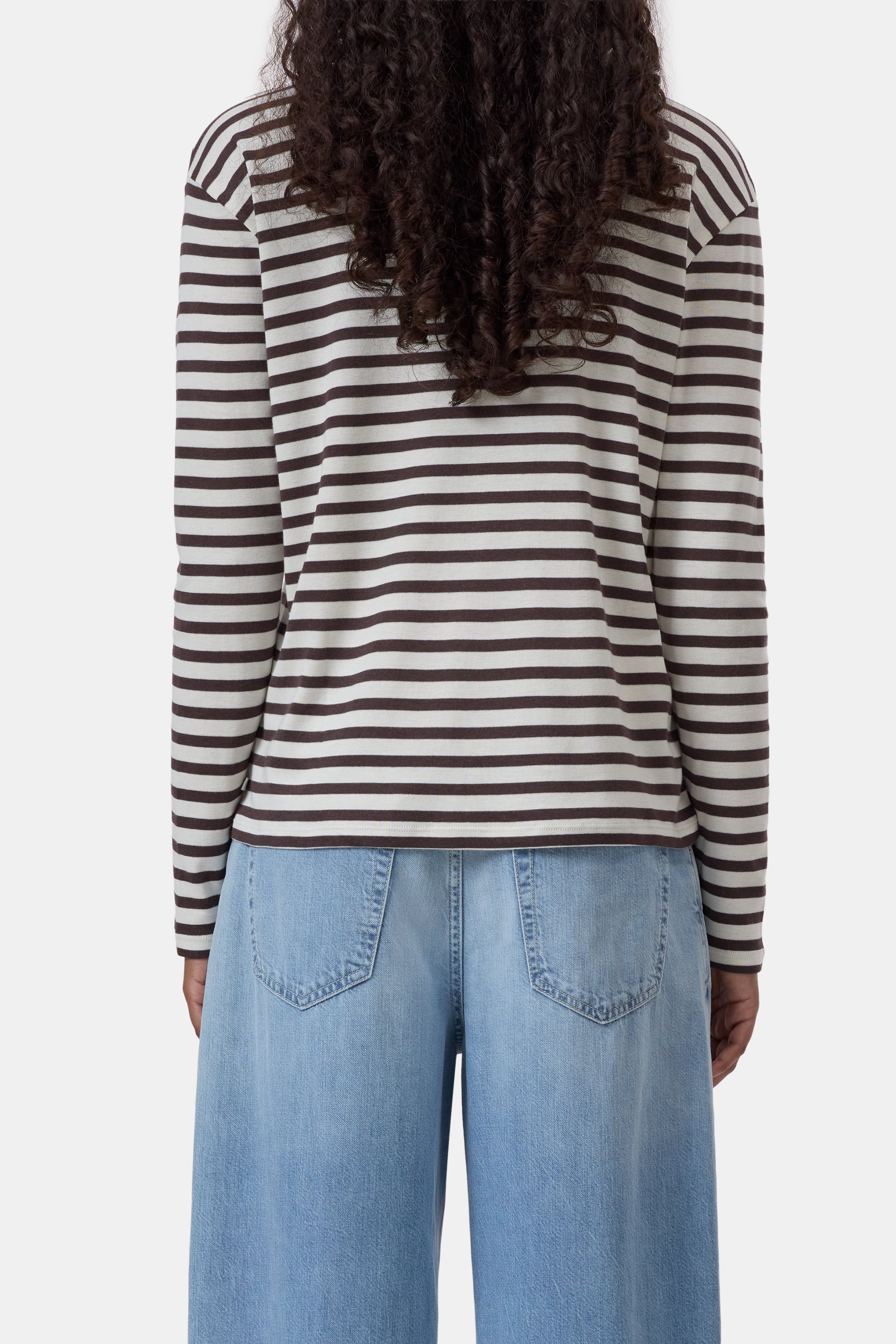 CLOSED BASIC LONGSLEEVED T-SHIRT MAHOGONY BROWN