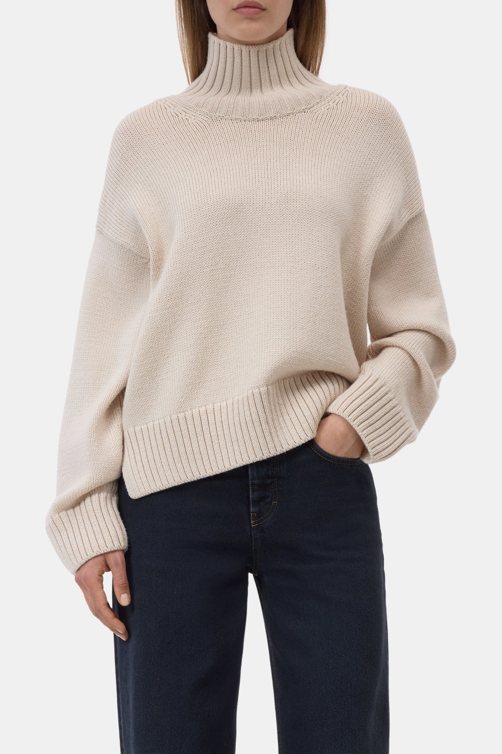 CLOSED ROLLI LONGSLEEVE CLOUD CREAM