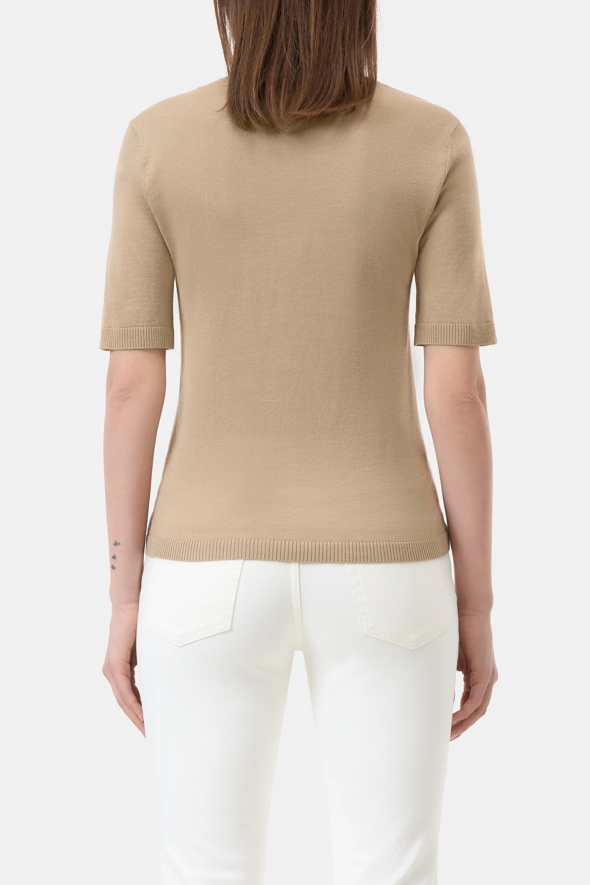 CLOSED CREWNECK SHORT SLEEVE URBAN BEIGE