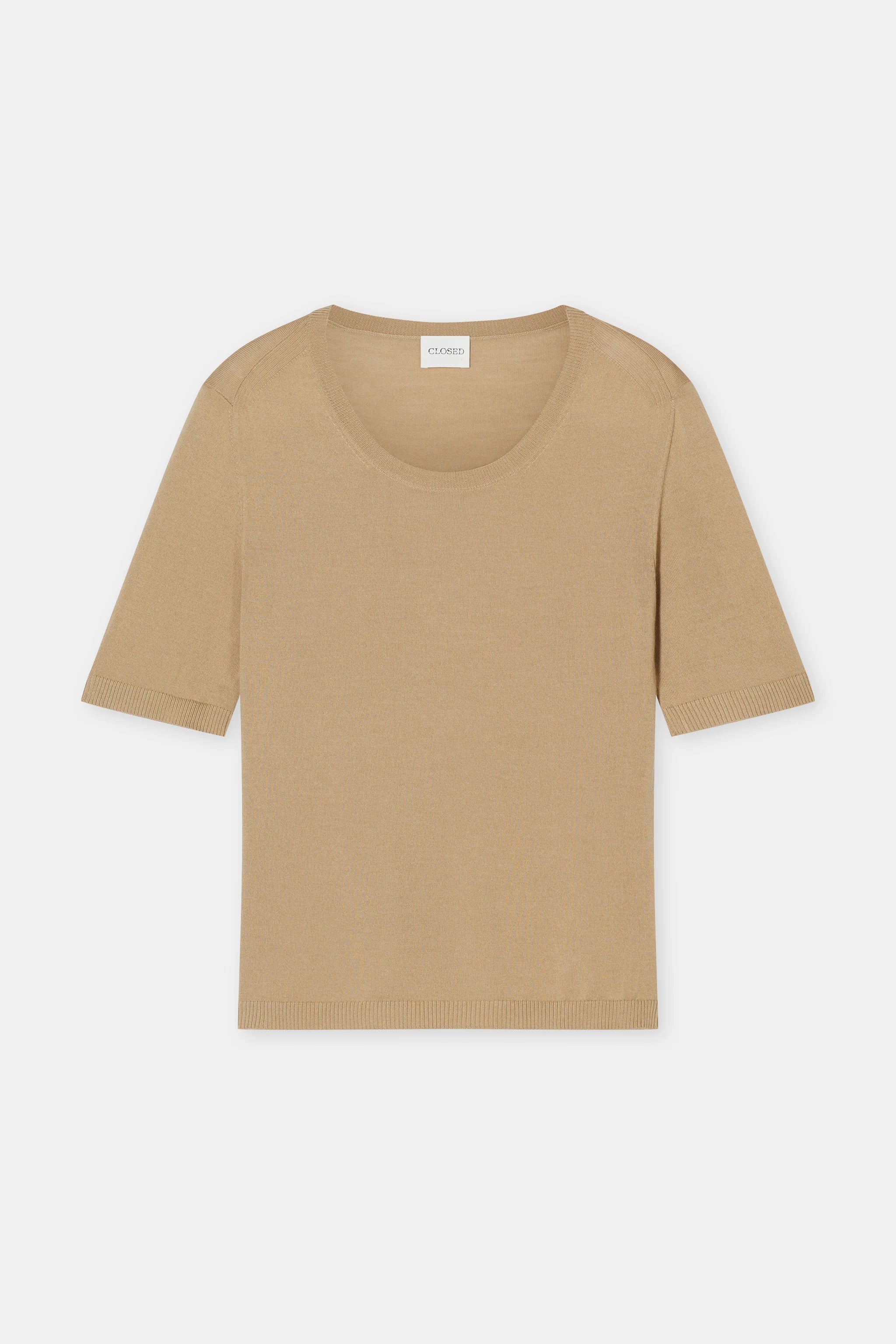 CLOSED CREWNECK SHORT SLEEVE URBAN BEIGE