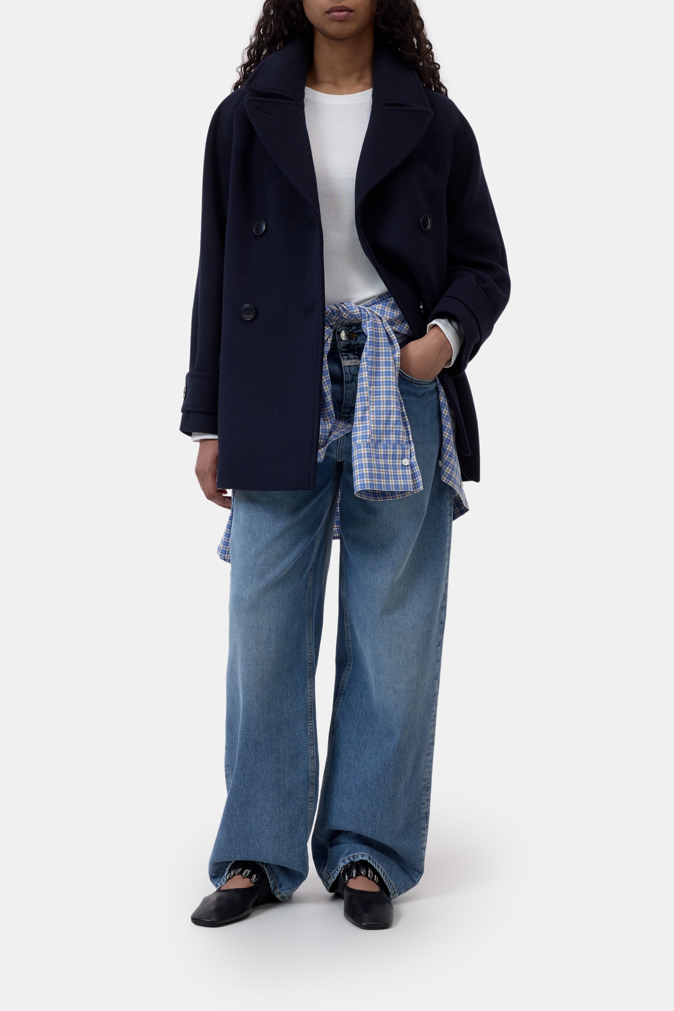 CLOSED CABAN JACKET DARK NIGHT