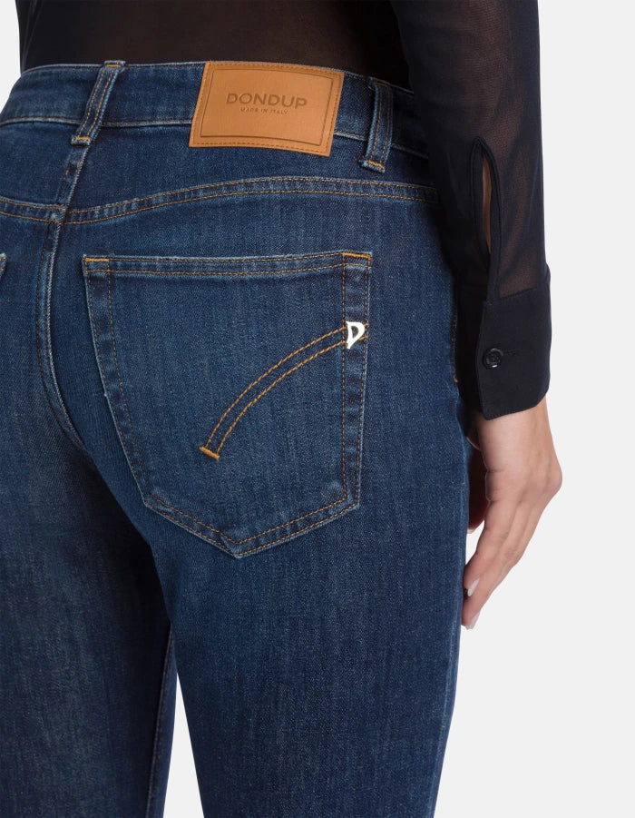 Dondup Newlola Skinny-Fit Bootcut Jeans