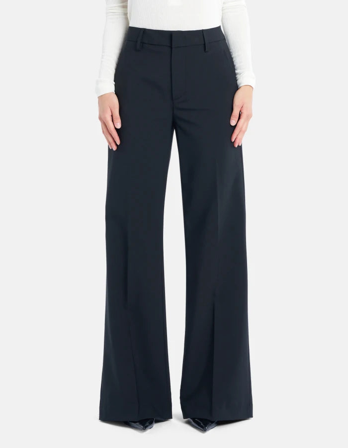 Dondup Pants Janice Cotton Blend Black