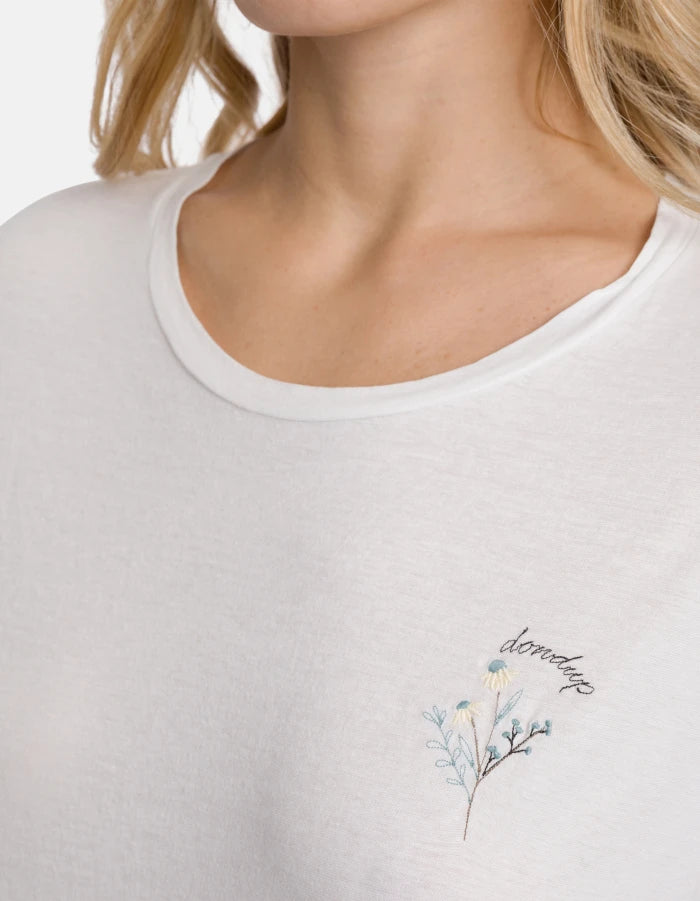 Dondup Slim-Fit Crew Neck T-Shirt in Lightweight Jersey