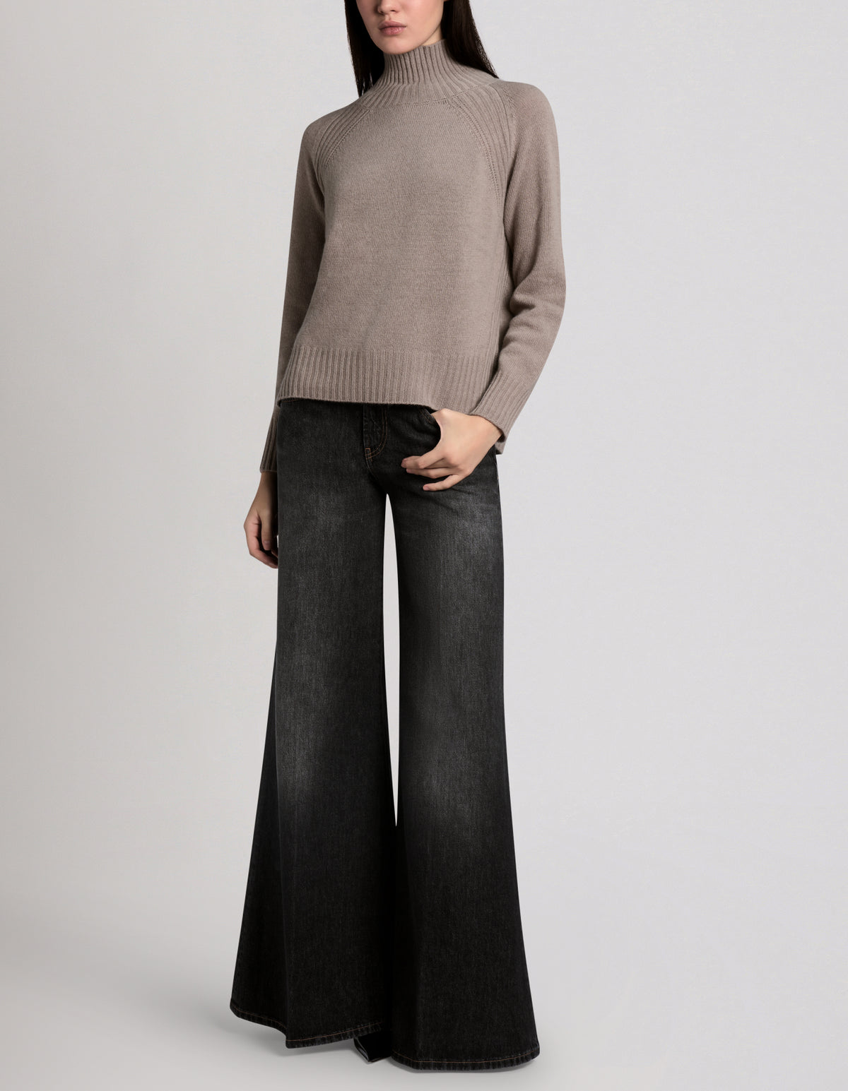 Dondup Dolcevita Sweater Taupe