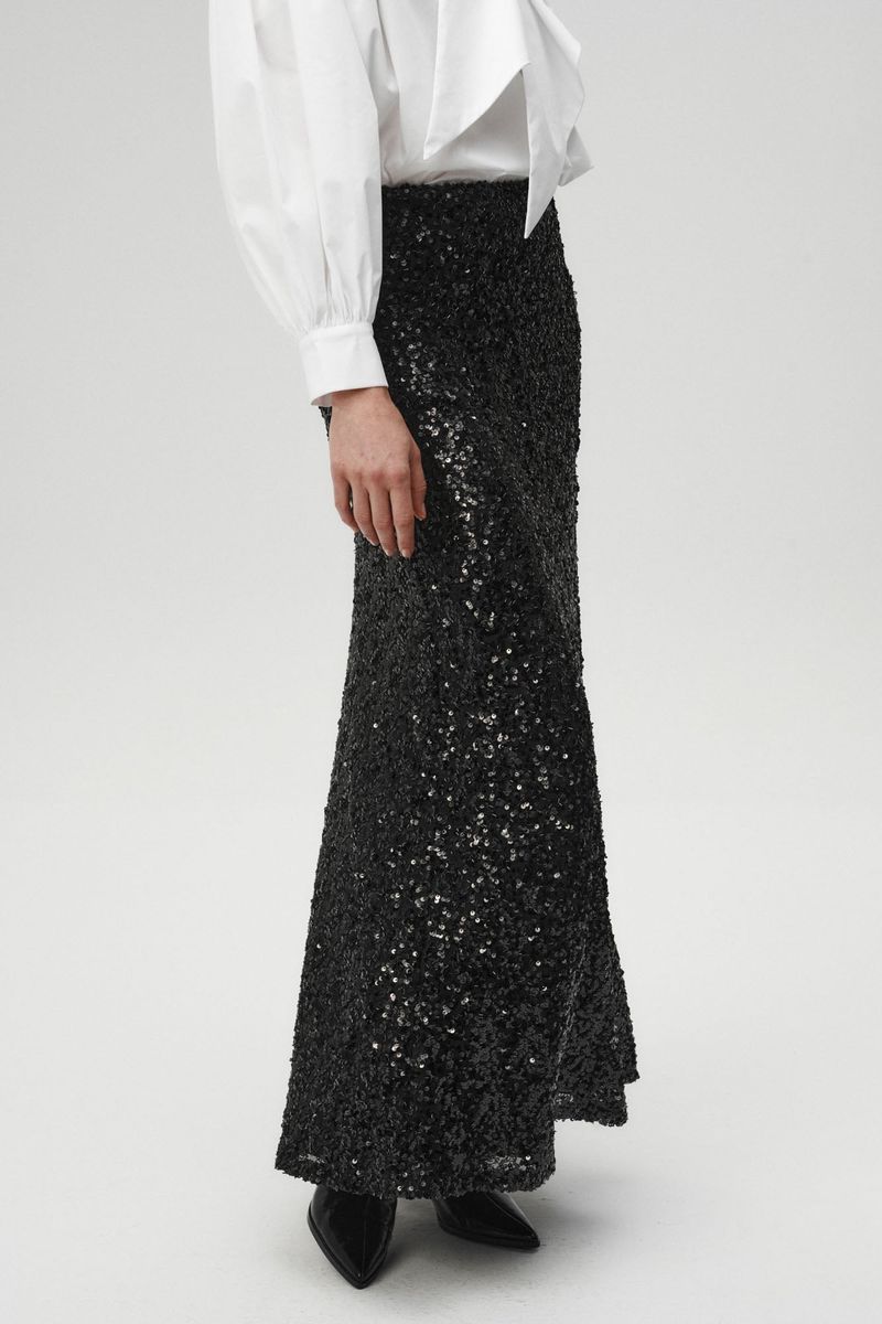 Undress Code Dark Crystal Sequin Black