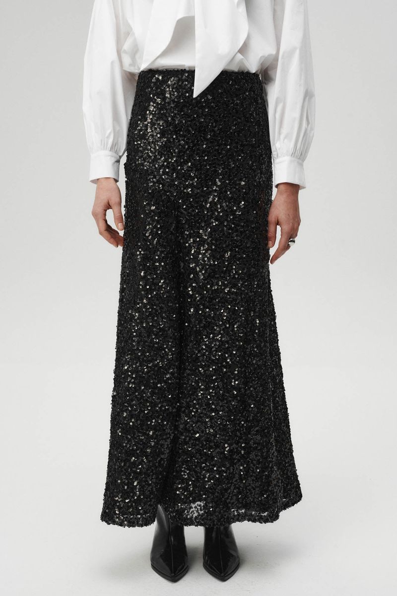 Undress Code Dark Crystal Sequin Black