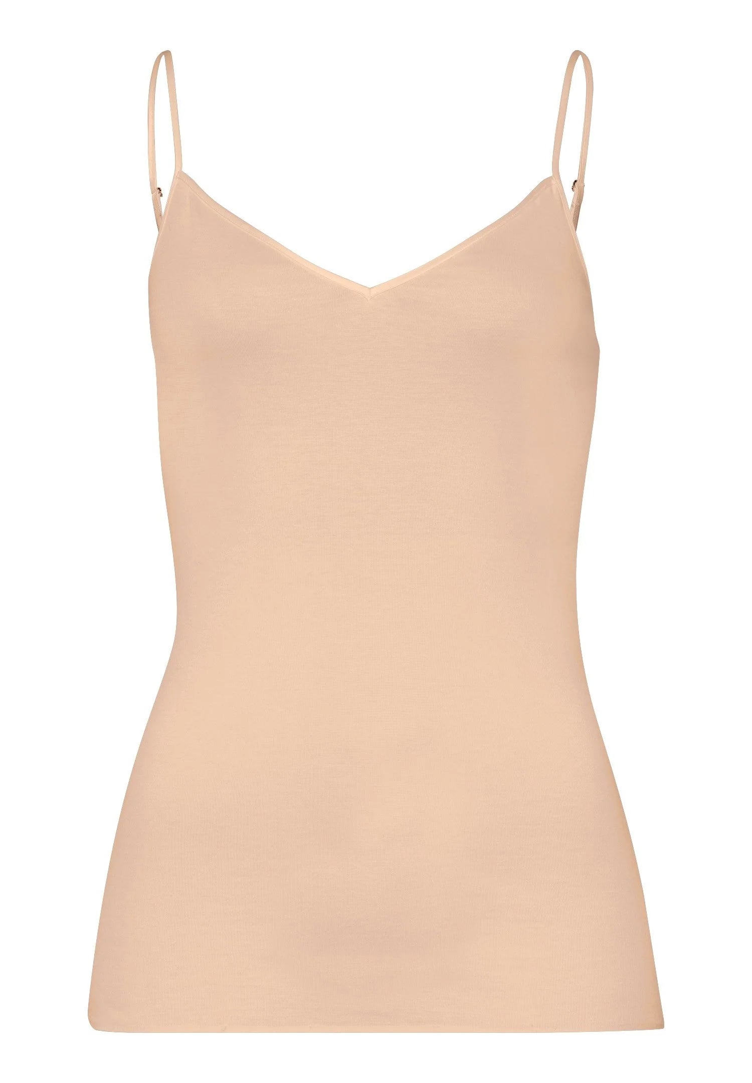 Hanro Spagetti Top Cotton Seamless Beige