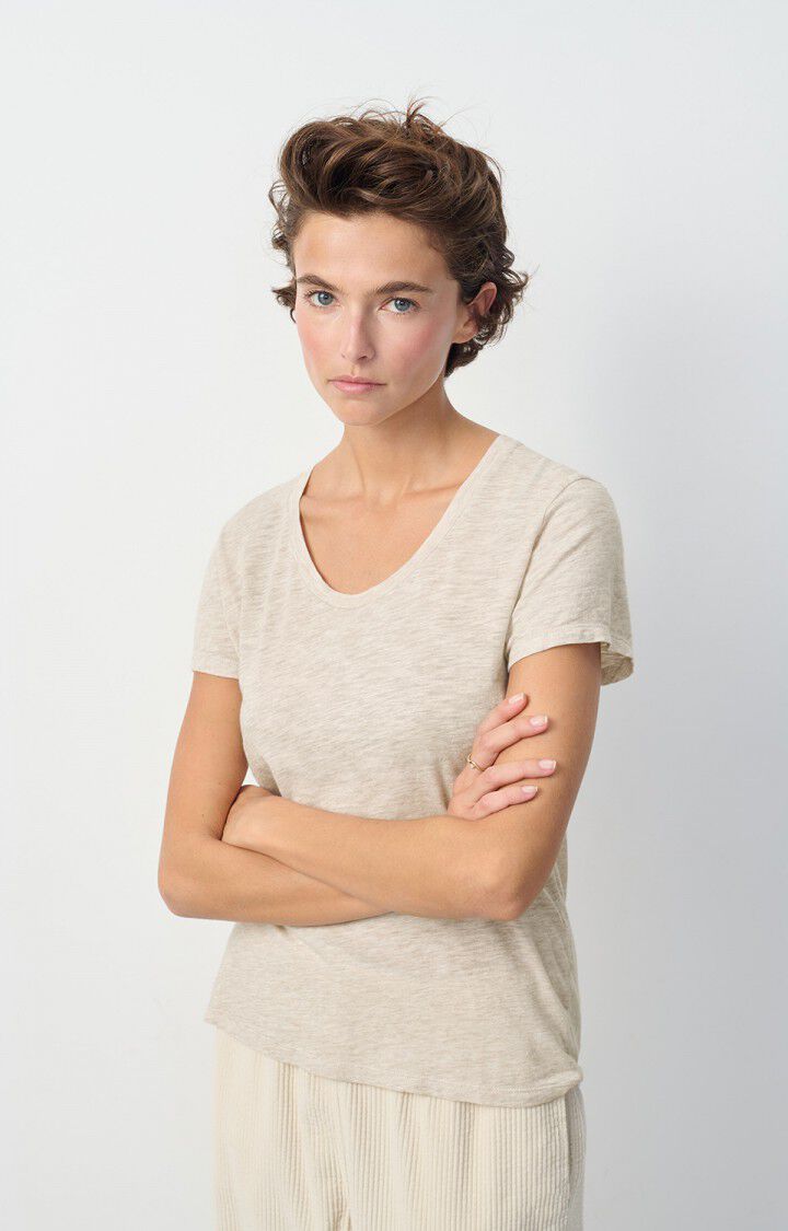 AMERICAN VINTAGE T-SHIRT JACKSONVILLE CREAM MELANGE