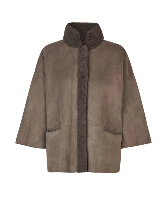 Benedikte Utzon KATE - New Grey Curly suede