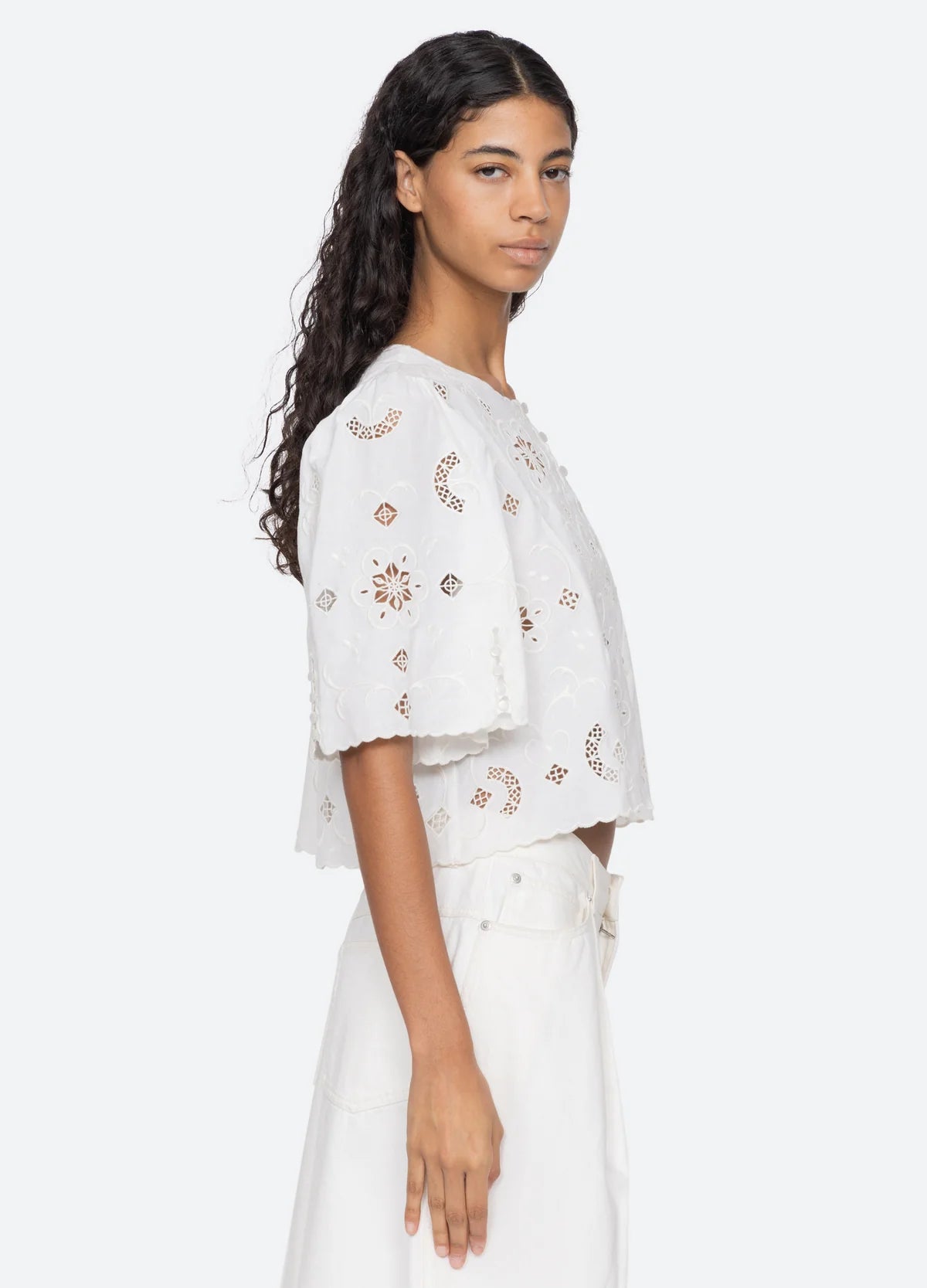 Sea New York Gardener Top White