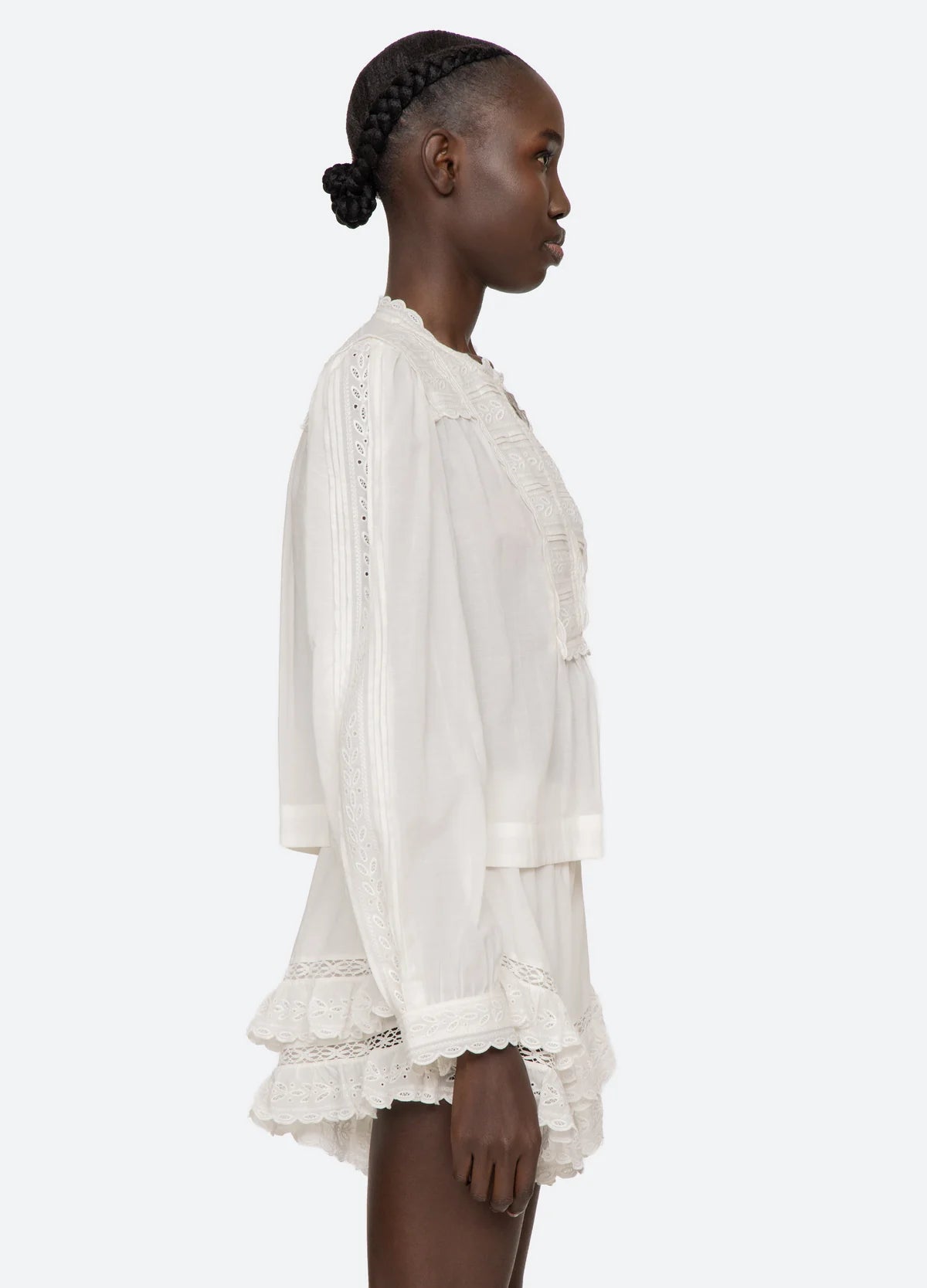 Sea New York Eliza L/LS Top White