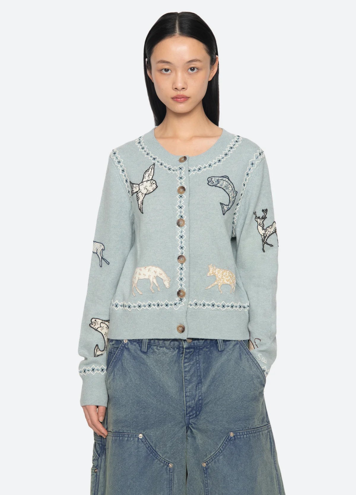 Sea New York Winslow Craft Cardigan Blue