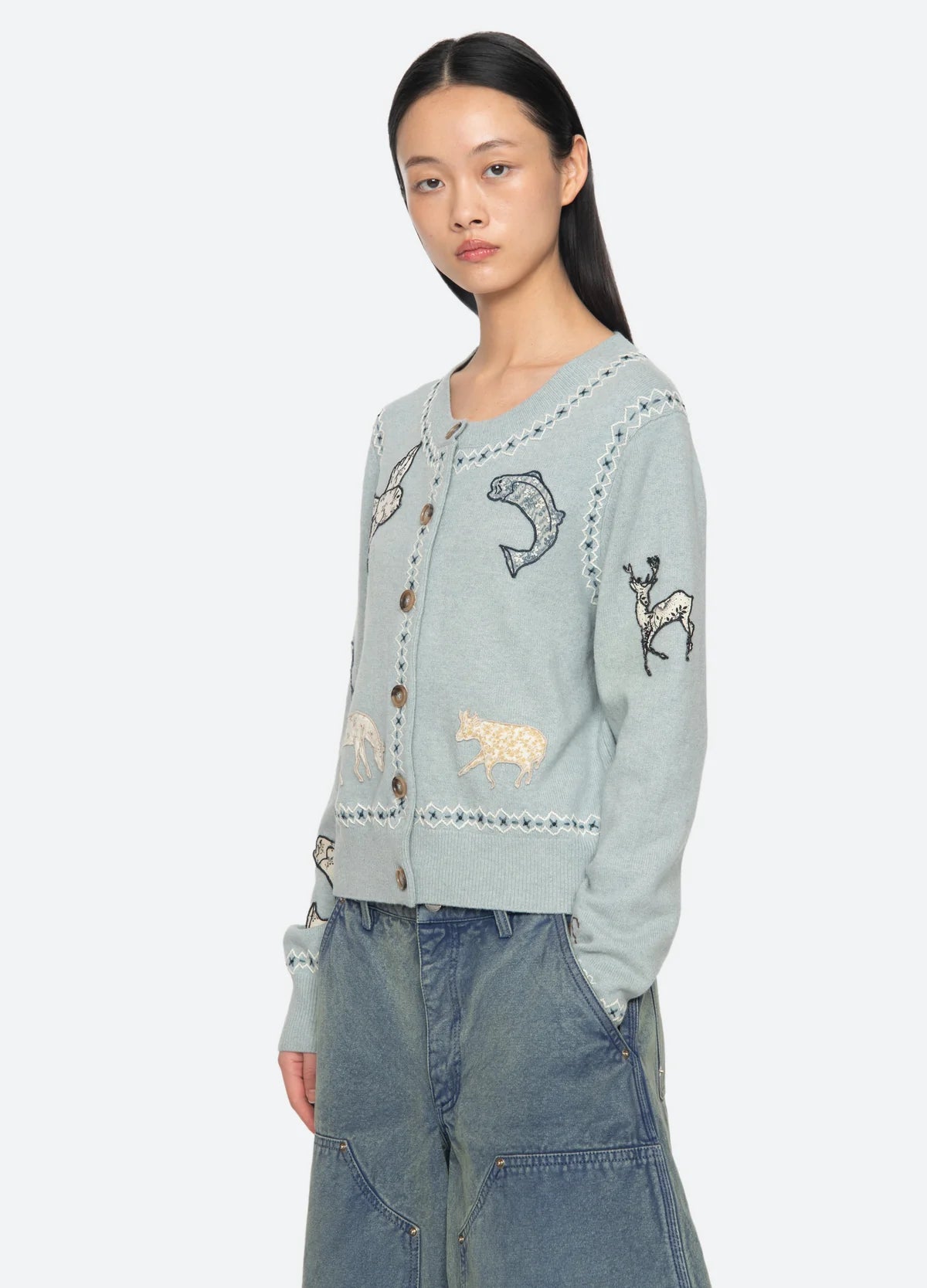 Sea New York Winslow Craft Cardigan Blue
