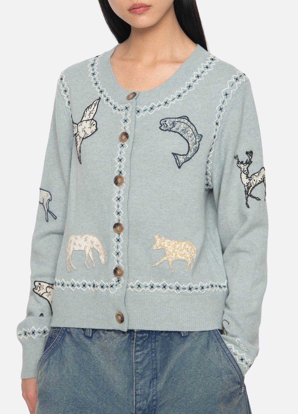 Sea New York Winslow Craft Cardigan Blue