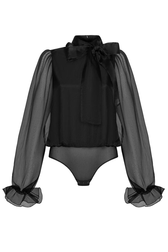 Undress Code Pure Elegance Bodysuit Black