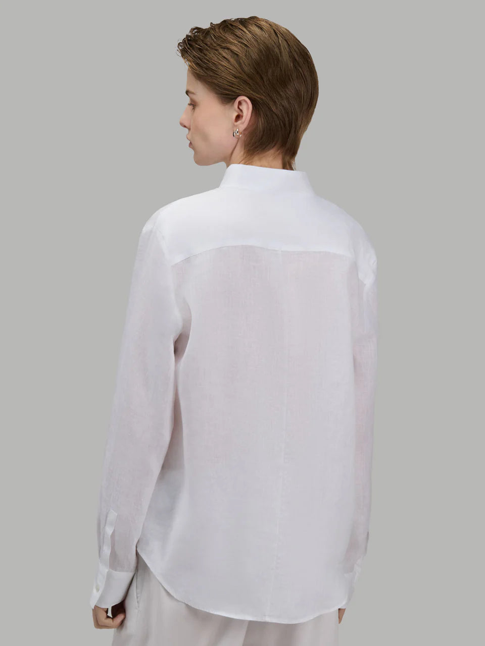 Xacus Sasha Linen Shirt White